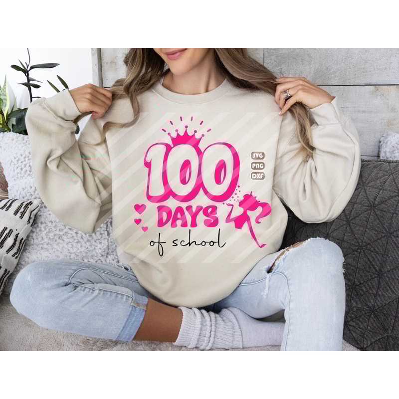 100 Days of School barbi svg,Pink Doll Svg 100 Days of School,School 100th Day ,Back to School Svg,Teacher School Svg,100 Day of School.jpg