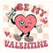 Be Mine Valentine Png, Cute Heart Png, Retro Groovy Valentine Png, Valentine's Day PNG, XOXO Png, Valentine Love Png, Retro Png Sublimation.jpg
