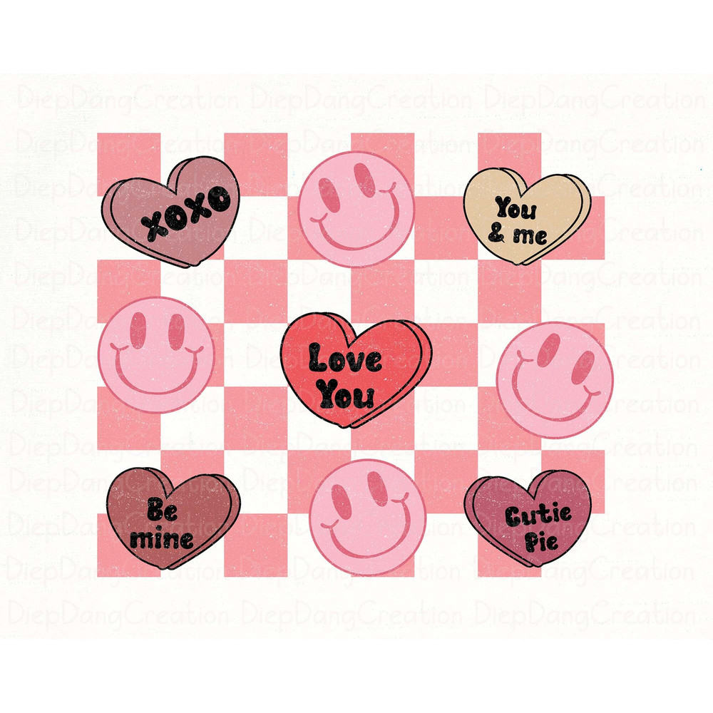 Groovy Valentine Xoxo Png, Smiley Face Lovers Png, Retro Groovy, Xoxo Heart Png, Valentine's Day PNG, Valentine Love, Retro Png Sublimation.jpg