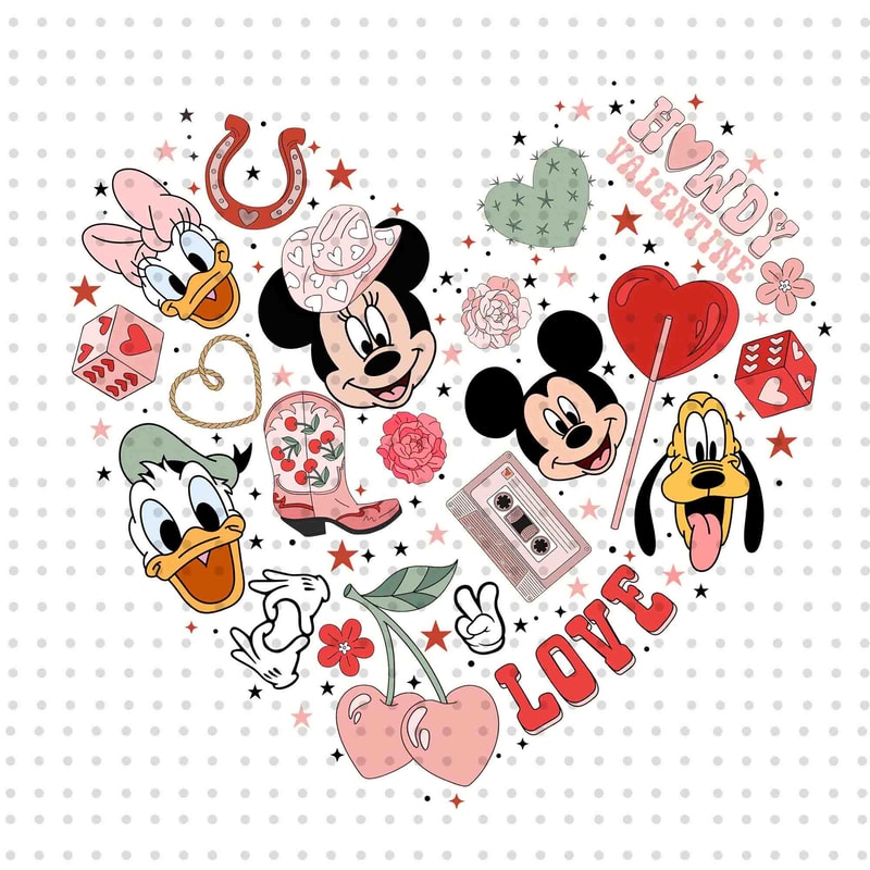 Valentine Mouse Doodle PNG, Mouse Love Png, Mouse Valentines Png, Family Trip Png, Mouse And Friends Png, Retro Valentines Png, PNG File.jpg