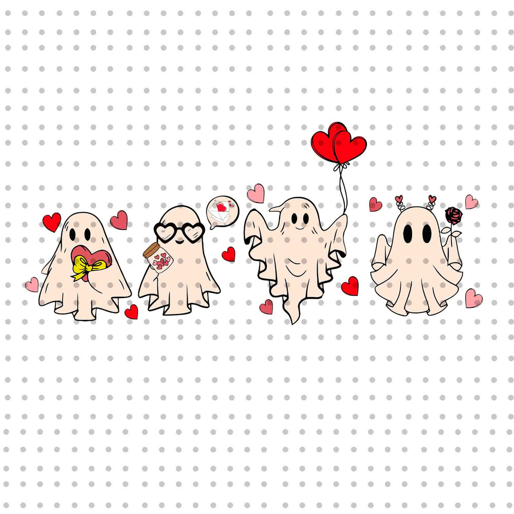 Valentine's Day Ghost SVG, Be My Boo Svg, Will You Be My Boo Svg, Valentine Boo Svg, Cute Boo Ghost Valentine Svg, Happy Valentine's Day Svg.jpg