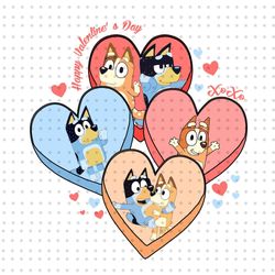 valentines day png, blue dogs and friends valentines png, valentines love png, candy hearts png, cartoon dog love png