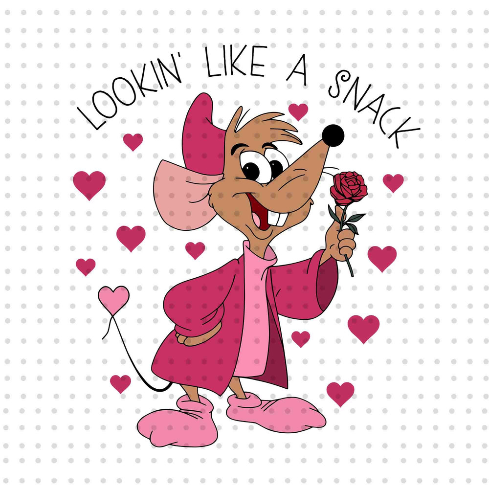 Valentine's Day SVG PNG, Lookin' Like A Snack Svg, Valentines Day Svg, Happy Valentines Svg, Honeymoon Vacation Svg, Valentines Mouse Svg.jpg