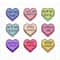 Valentines Conversation Hearts PNG, Valentine's Day Png, Valentines Candy Hearts, Groovy Valentines Png, Valentines Candy Heart Sublimation.jpg