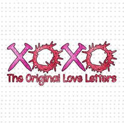 xoxo the original love letters glitter png, xoxo png, xoxo valentine png, jesus valentines png, religious valentines png