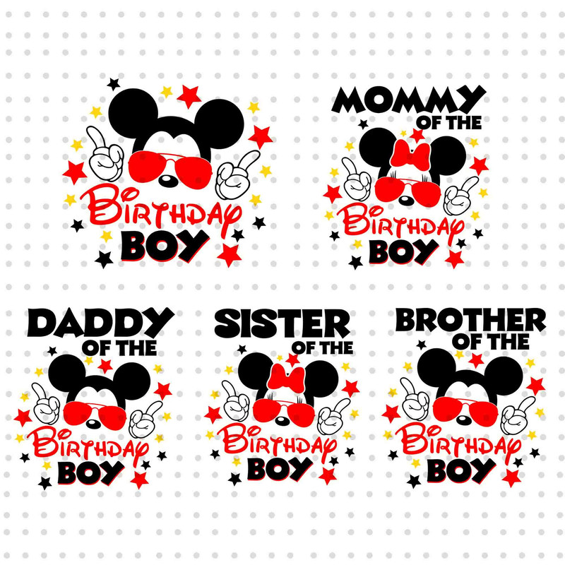 Bundle Birthday Boy SVG, Birthday Family Svg, Family Vacation Svg, Daddy Birthday Boy Svg, Mommy Birthday Boy Svg, Family Trip, SVG PNG File.jpg