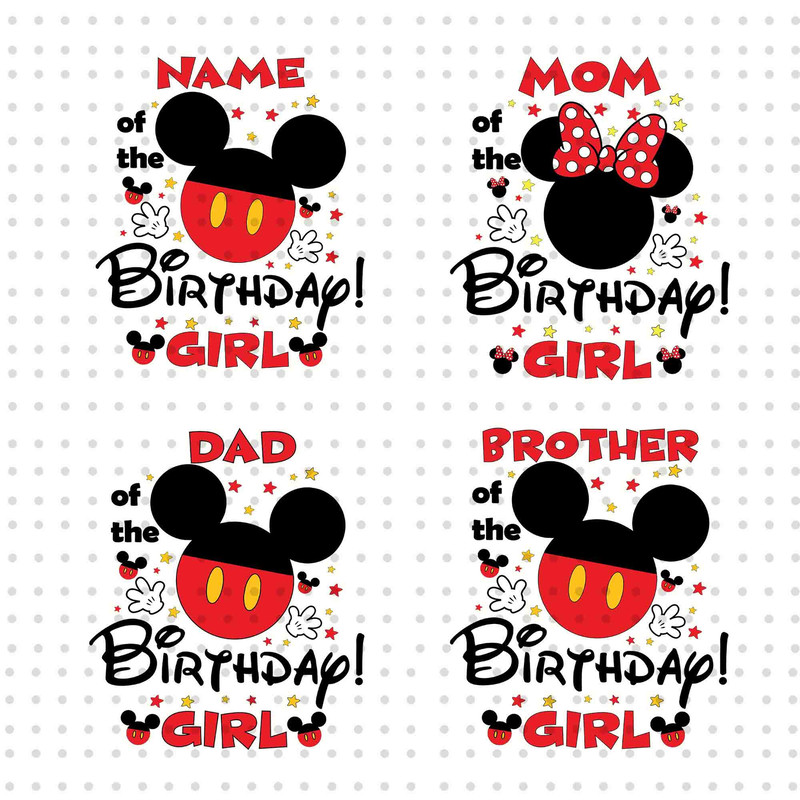 Bundle Birthday Girl SVG, Birthday Girl Svg, Birthday Squad Svg, Family Vacation, Birthday Family Svg, It's My Birthday Svg, SVG PNG File.jpg