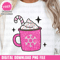 Faux Glitter Pink Christmas Png Sublimation Design Sequin Candy Cane Png File Christmas Shirt Png Sparkly Holiday Sublimation Hot Cocoa Png.jpg