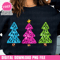 Glitter Christmas Tree Png Sublimation Design Sparkly Christmas Png Christmas Shirt Png Neon Christmas Sublimation Png Digital Download.jpg