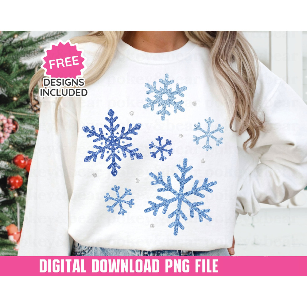 Glitter Snowflake Png Snowflake Sublimation Design Christmas Png Sequin Christmas Dtf Sparkly Snowflake Clipart Snowflake Shirt Png.jpg