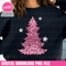 Pink Christmas Tree Png Sublimation Design Glitter Christmas Png File Sparkly Holiday Sublimation Png Digital Download.jpg