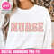 Nurse Png Sublimation Design Valentine's Day Png Faux Patch Png Valentine Nurse Shirt Png Faux Glitter Nurse Clipart Digital Download.jpg