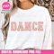 Pink Dance Png Sublimation Design Dance Mom Png Faux Embroidery Png Faux Patch Png Glitter Dance Mom Shirt Png Digital Download 1.jpg