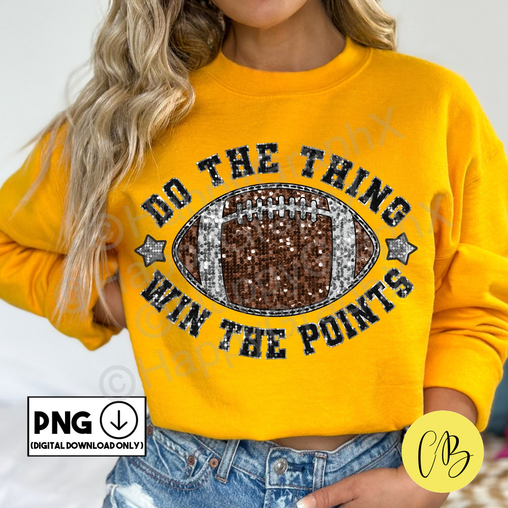 Funny Sparkly Football Png, Faux Glitter Letters, Faux Sequins, Faux Glitter, DTG, Sublimation, DTF, School Spirit, Digital Download.jpg