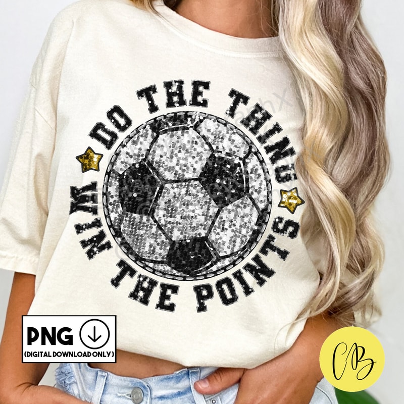 Sparkly Soccer Png, Faux Glitter Sequins, Funny Soccer Mom Tshirt Design, Direct To Garment Sublimation DTF, School Spirit, Digital Download.jpg