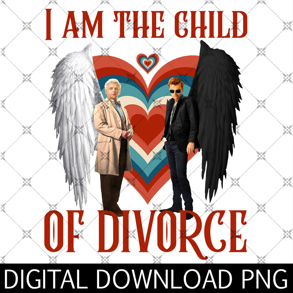 Aziracrow Divorce Png, I am the child of divorce Png, G00d Omens Png, Dav!id Tennant, Mi!chael sheen, Ne!il Gaiman Png.jpg