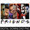 Horror Characters Friends Png, Halloween Horror Characters Png, Friends Halloween Png, scream Jason Freddy Png.jpg