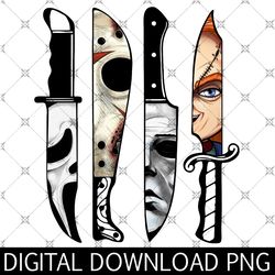 horror movie knives png, halloween horror png, horror knives png, horror character png, michael myers scream png