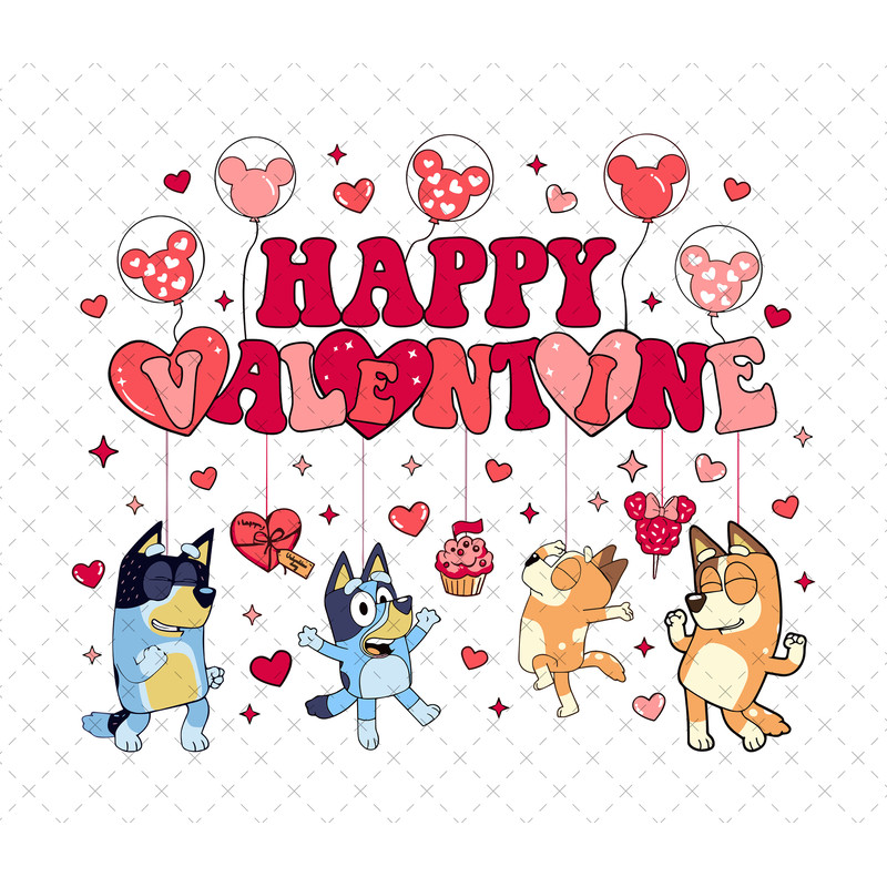 Happy Valentine's Day SVG, Blue Dog Valentines Svg, Happy Valentine Svg, Valentine Love Svg, Valentine Svg, Balloons Valentine Svg.jpg