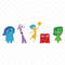 Inside Out PNG, Inside Out Characters Digital Download, Inside Out How Are You Feeling, Digital Designs Download Magic Kingdom Family Trip.jpg