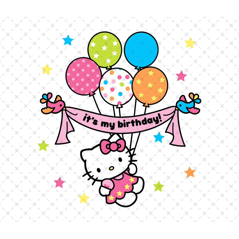 It's My Birthday Png, Kawaii Kitty Birthday Png, Birthday Party Png, Happy Birthday Png, Birthday Family Trip, Digital Download.jpg