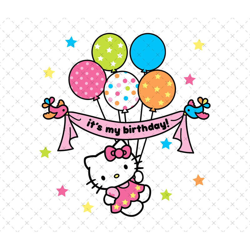 It's My Birthday Png, Kawaii Kitty Birthday Png, Birthday Party Png, Happy Birthday Png, Birthday Family Trip, Digital Download.jpg