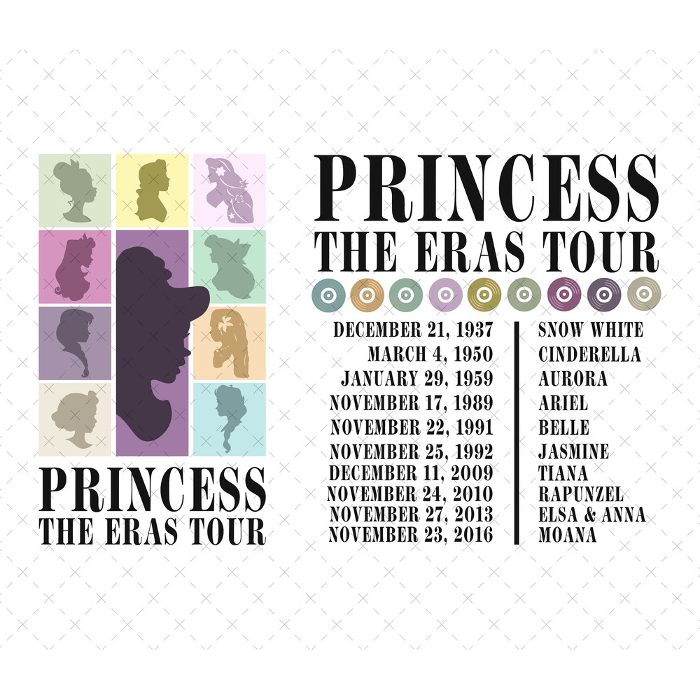 Princess Svg, The Eras Tour Princess PNG, Princess Comfort Color Png, Princess The Eras Tour Svg 3.jpg