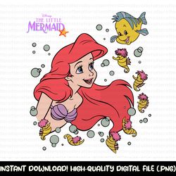 ariel png, little mermaid png, ariel png, mermaid clipart, little mermaid png, princess png, digital f