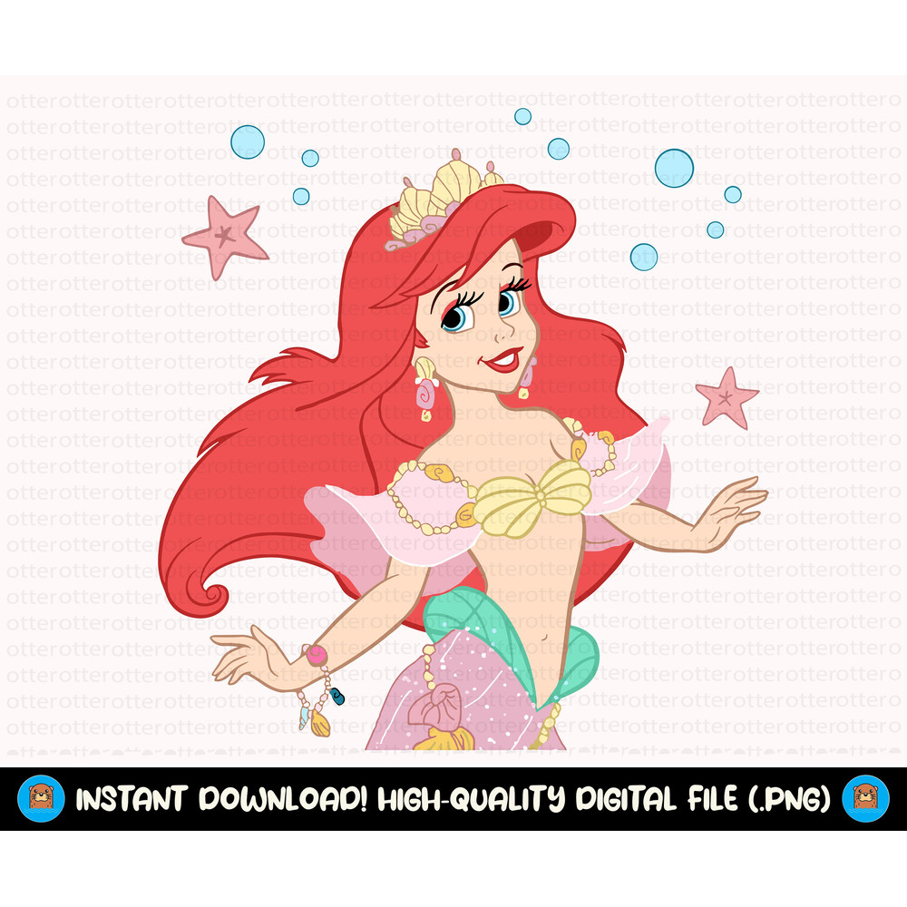 Ariel Svg, Ariel Png, The Little Mermaid Svg, Mermaid Svg, Fairytail Princess Svg, Ariel Mermaid Svg, Digital Files.jpg