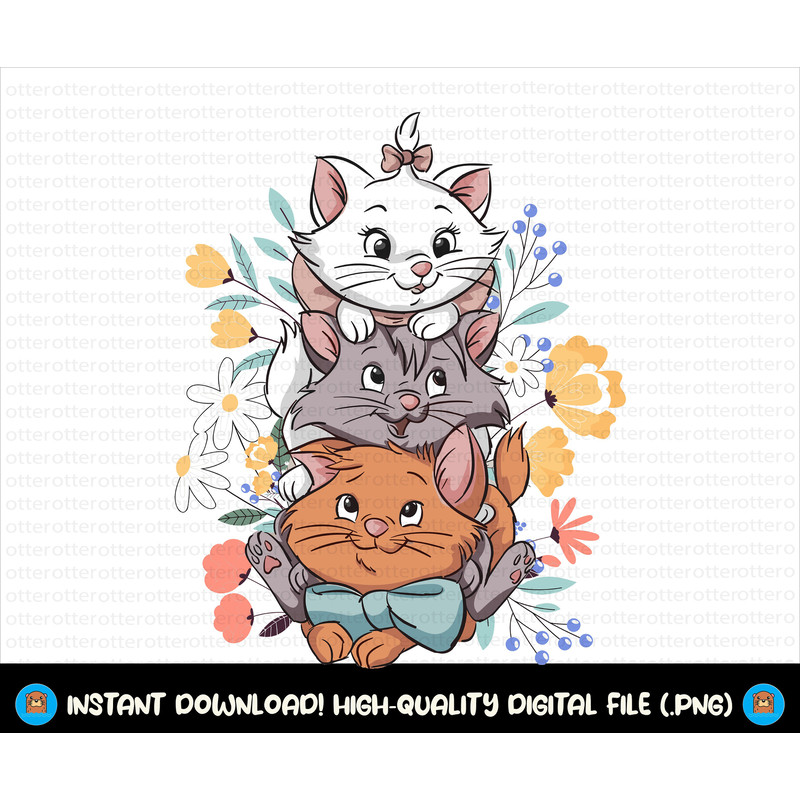 Aristocats Svg, Aristocats Pvg, Marie Svg, Cat Svg, Cat Mom Svg, Layered Svg, Aristocats Shirt Design, Aristocats Sublimation, Trip Svg 1.jpg