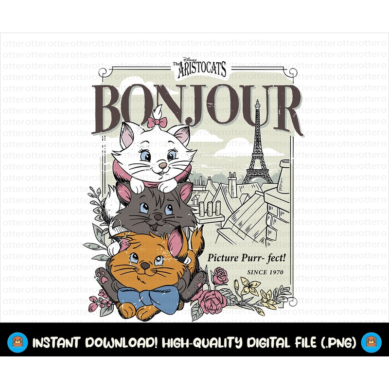 Aristocats Svg, Aristocats Pvg, Marie Svg, Cat Svg, Cat Mom Svg, Layered Svg, Aristocats Shirt Design, Aristocats Sublimation, Trip Svg.jpg