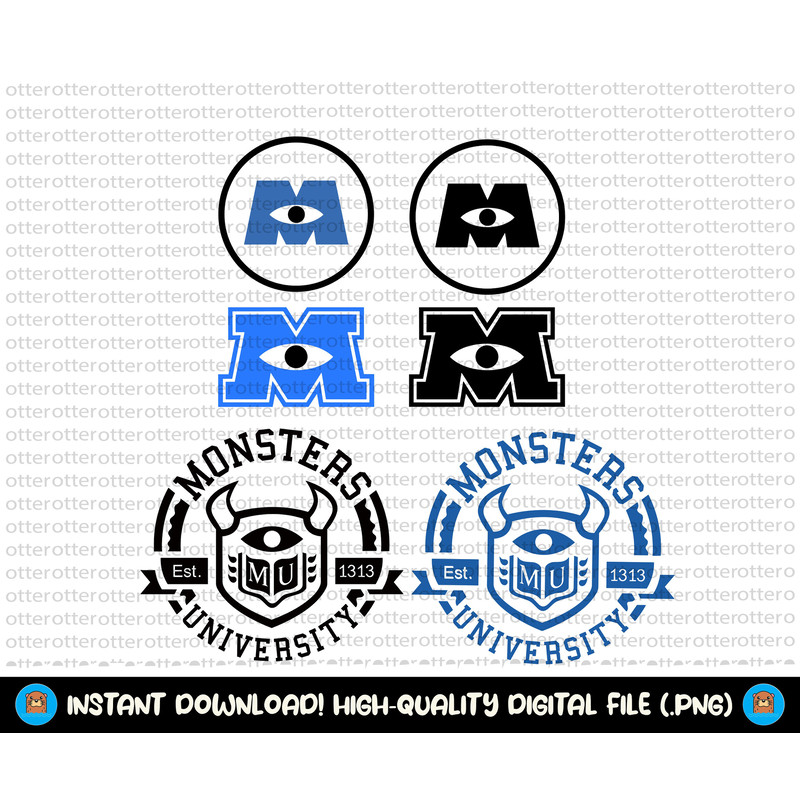 Bundle Monsters University Svg, Monsters University Png, Monsters University, Digital File, Svg, Sublimation Design, Monsters University.jpg