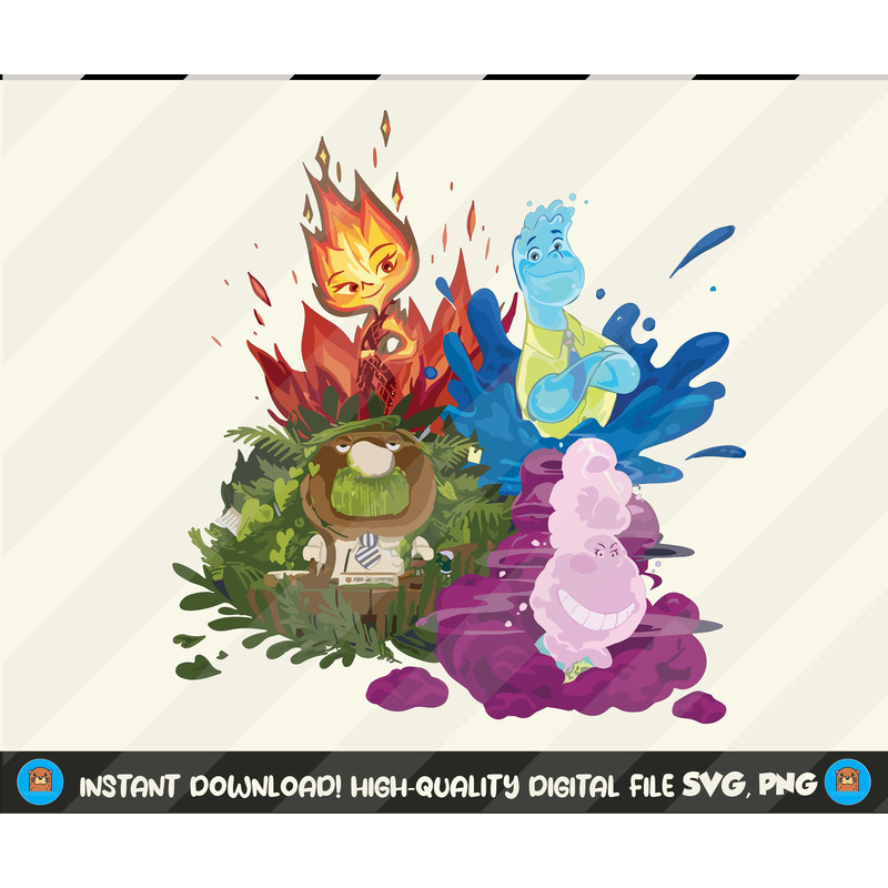 Elemental SVG, Elemental Digital, Elemental Printable, Elemental PNG, Ember Elemental, Bundle SVG, Wade Elemental svg 1.jpg