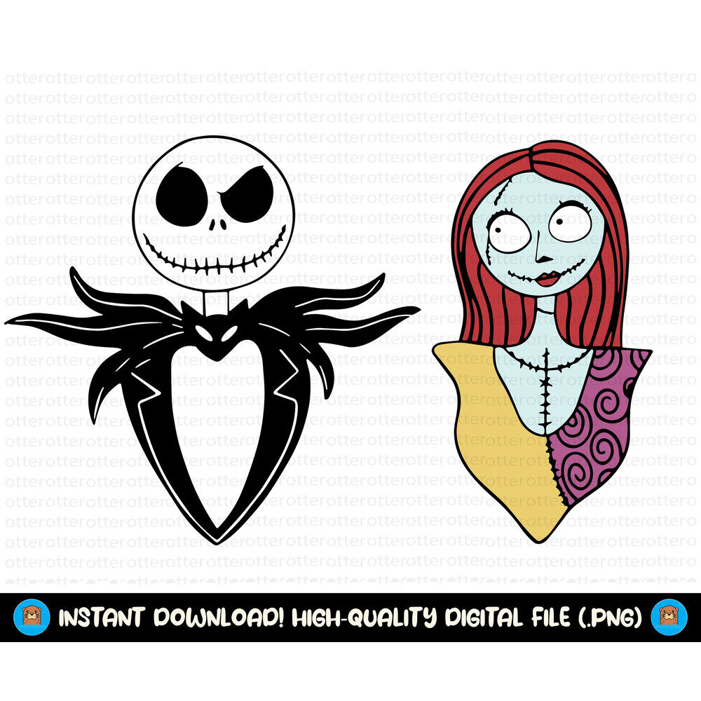 Jack and Sally svg, Halloween svg, Jack Skellington svg, Nightmare svg, Jack and Sally Bundle svg, Jack smile face svg, Cricut Files.jpg