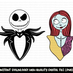 jack and sally svg, halloween svg, jack skellington svg, nightmare svg, jack and sally bundle svg