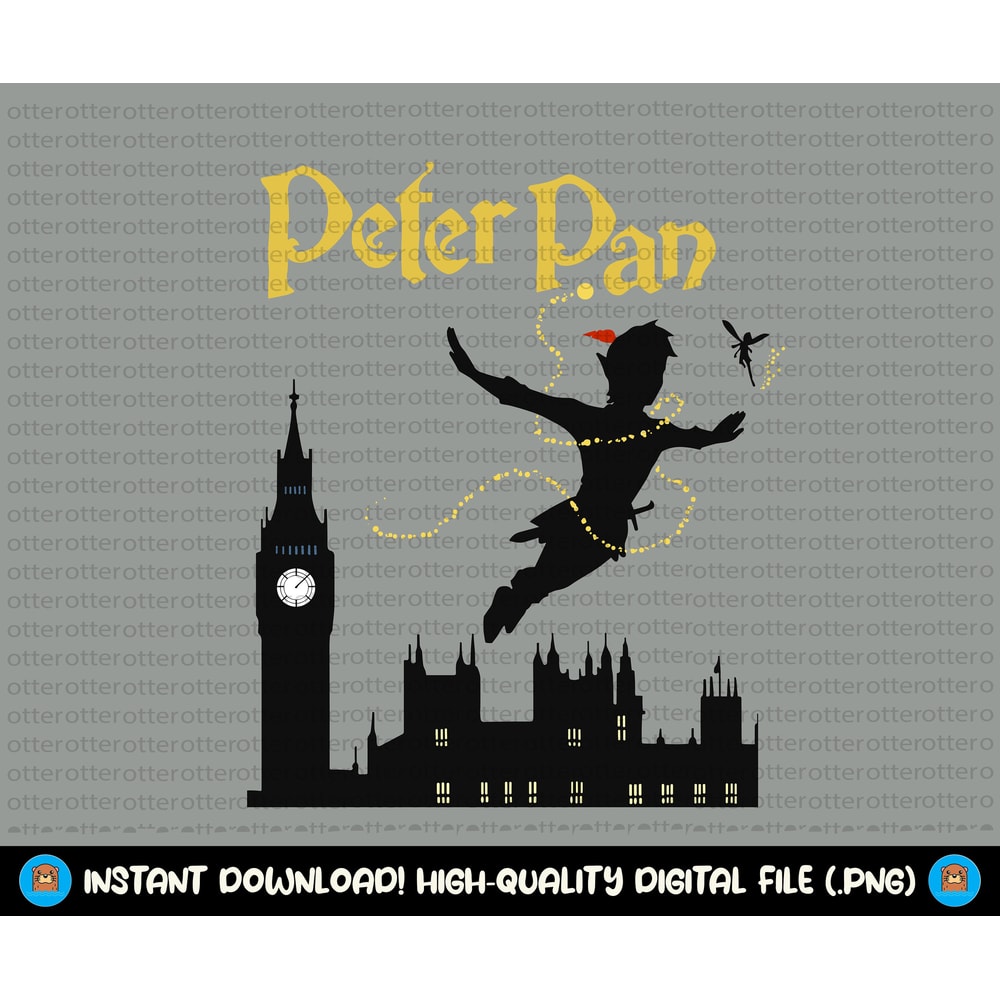 Peter Pan Svg, Peter Pan Png, Peter Pan Sublimation Svg, Peter Pan Sublimation Png, Digital File, Instant Download 1.jpg