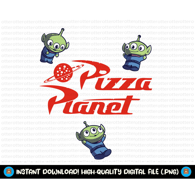 Pizza Planet Png, Pizza Planet Svg, Aliens Svg Png, Foods and Drinks Svg, Pizza Box Party Svg Png, Pizza Restaurant Svg, Digital Download.jpg