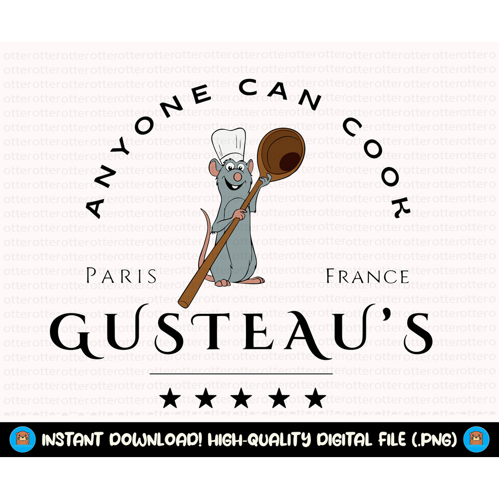 Ratatouille Svg, Ratatouille Png, Anyone Can Cook Svg, Ratatouille, Ratatouille Sublimation, Instant Download, Digital File.jpg