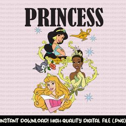 sleeping beauties princess svg, cute princess svg, jasmine princess svg, cinderella birthday, tiana pr