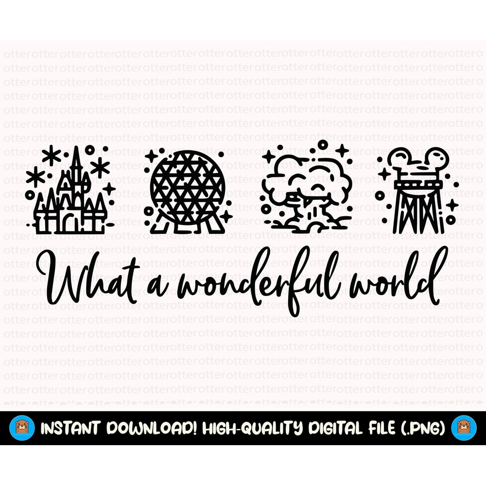 Theme Park SVG, Magical Svg, Castle, Trip SVG, What a Wonderful World Svg, Theme Park Vacation, World Park SVG, Cricut Files.jpg