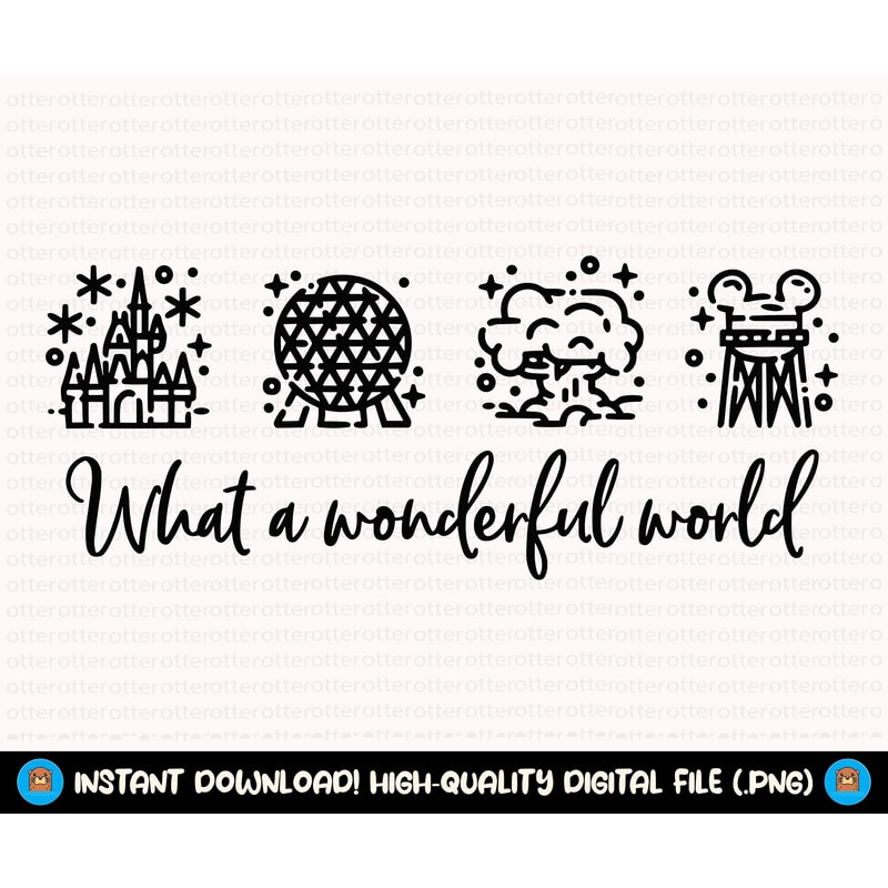 Theme Park SVG, Magical Svg, Castle, Trip SVG, What a Wonderful World Svg, Theme Park Vacation, World Park SVG, Cricut Files.jpg