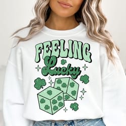feeling lucky png, lucky png, st patricks day png, lucky sublimation, clover png, shamrock png