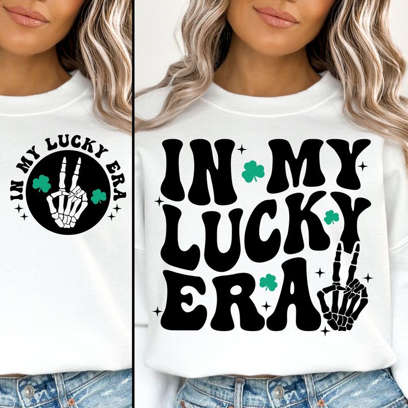 In Lucky Era SVG, St Patrick's Day Svg, Retro St Patricks, Clover Svg, Shamrock Svg, St Patrick's Day Sublimation Designs, Digital Download.jpg