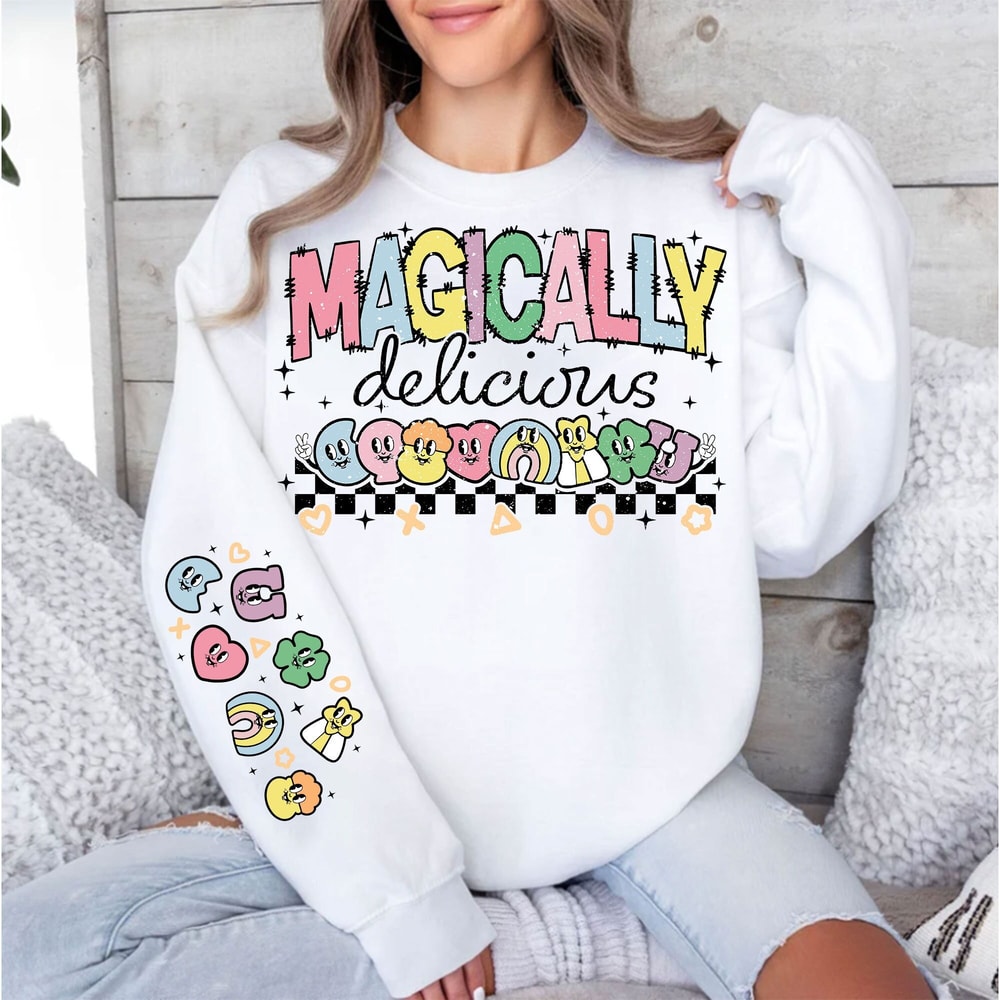 Magically Delicious PNG, Lucky Charm Png, St Patrick's Day Png, Shamrock Png, Sleeve Design Png, Png Sublimation Design, Digital Download.jpg