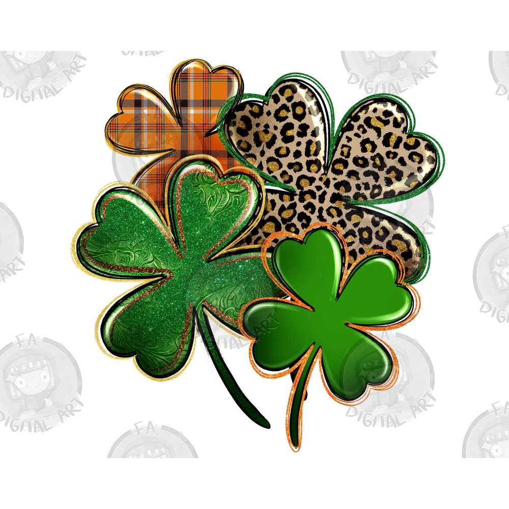 Leopard shamrock png sublimation design download, St. Patricks Day png, Irish Day png, western shamrock png, sublimate designs download.jpg