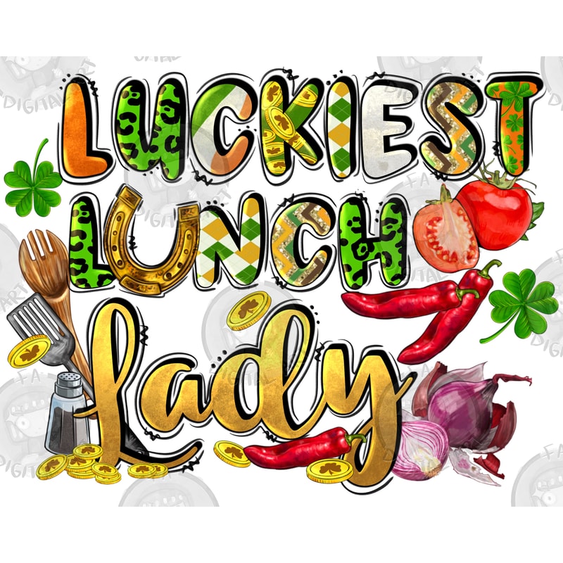 Luckiest lunch lady png sublimation design download, St. Patricks Day png, Irish Day png, lunch lady png, sublimate designs download.jpg