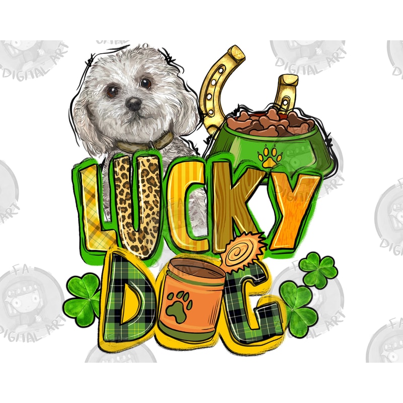 Lucky dog png sublimation design download, Happy St. Patrick's Day png, Irish Day png, St. Patrick's dog png, sublimate designs download.jpg