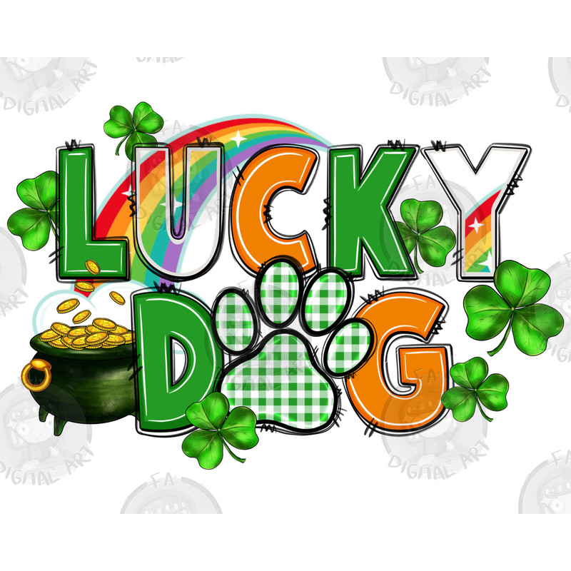 Lucky Dog png sublimation design download, St. Patricks Day png, Irish Day png,Lucky png,St. Patrick's animal png,sublimate designs download.jpg