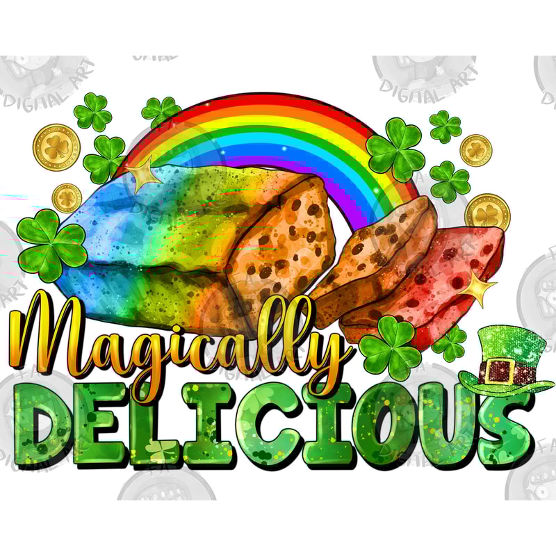 Magically delicious png sublimation design download, Happy St. Patricks Day png, Irish Day png, sublimate designs download.jpg