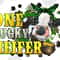 One lucky Heifer png sublimation design download, St. Patrick's Day png, Irish Day png, St. Patrick's animal png, sublimate designs download.jpg